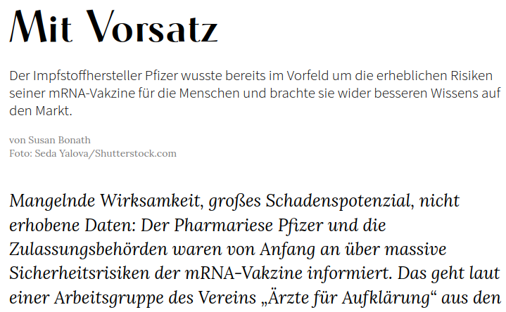 Mit Vorsatz