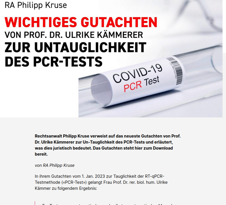 PCR untauglich